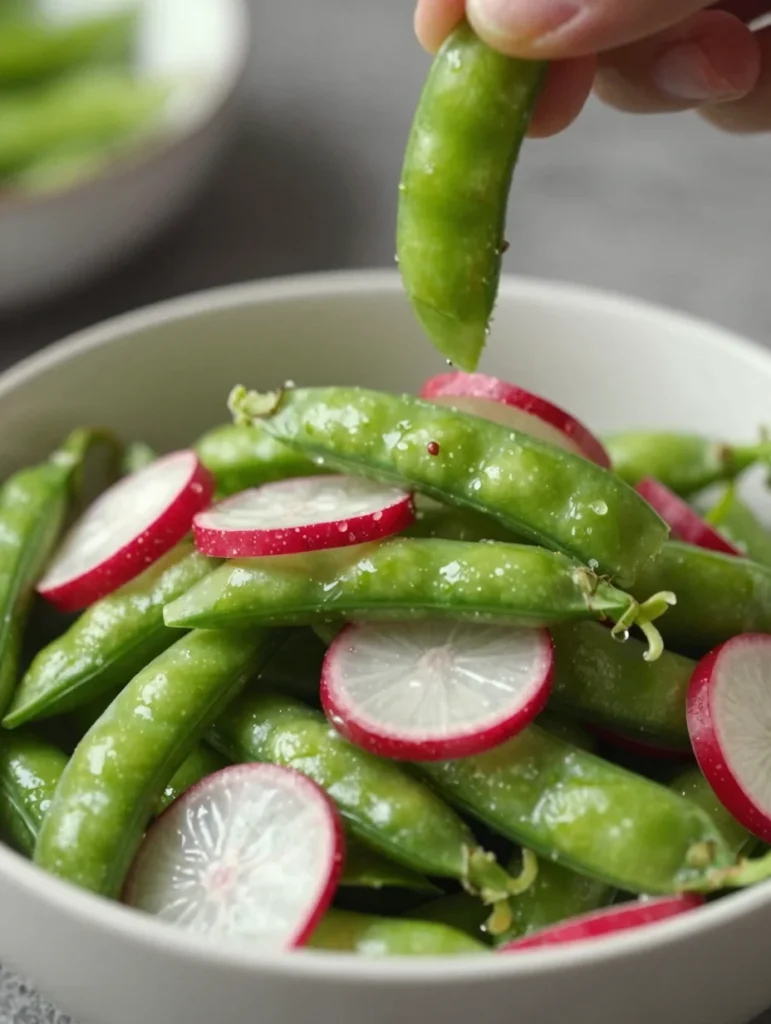 Snap Pea and Radish Salad