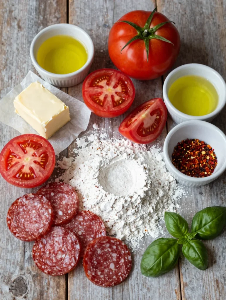 Spicy Salami Pizza