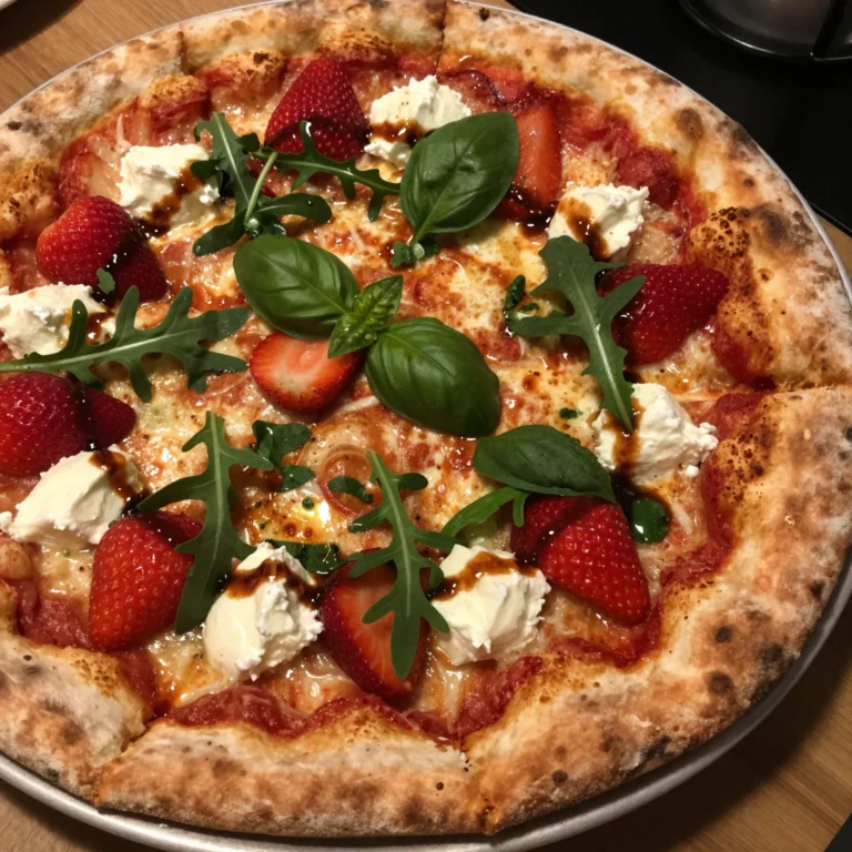 Strawberry Balsamic Pizza