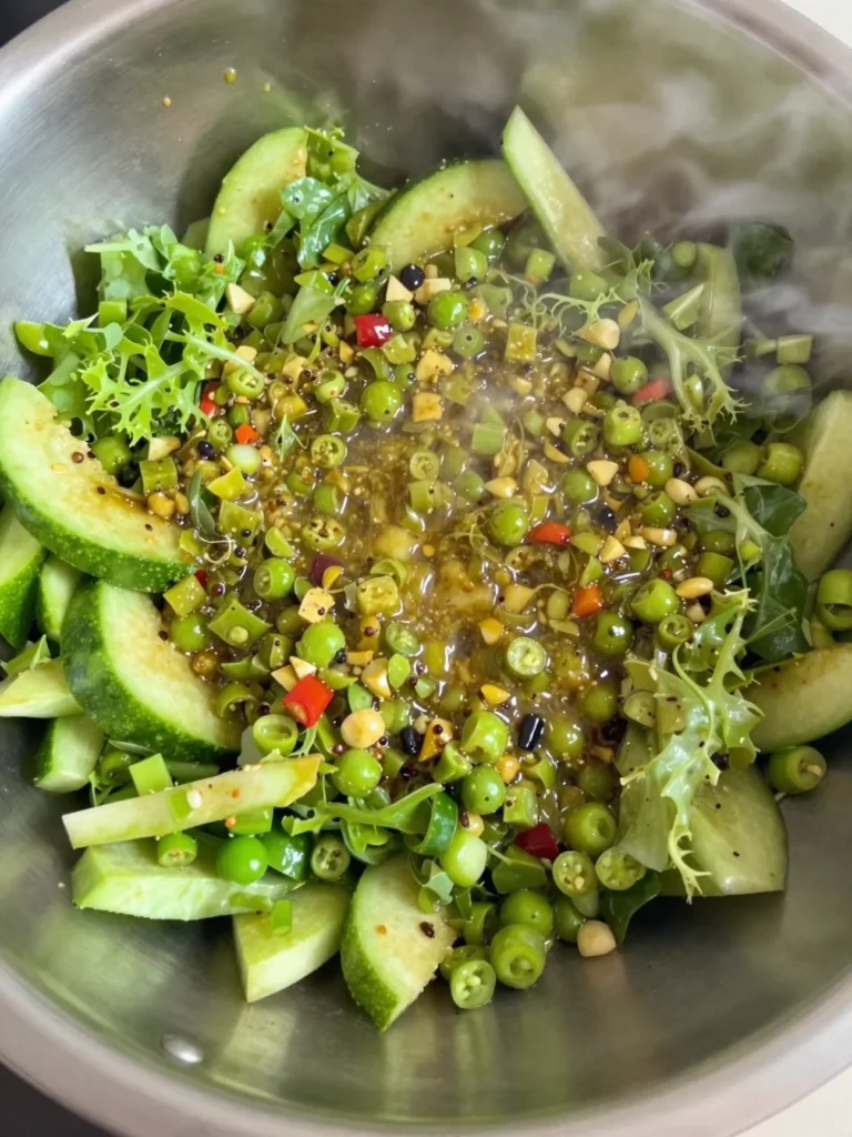 Summer Green Salad with Vinaigrette