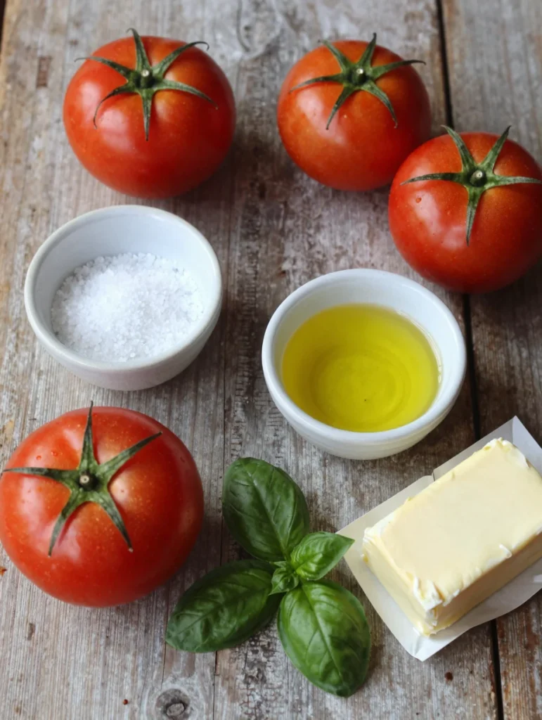 Tomato Water with Basil Oil