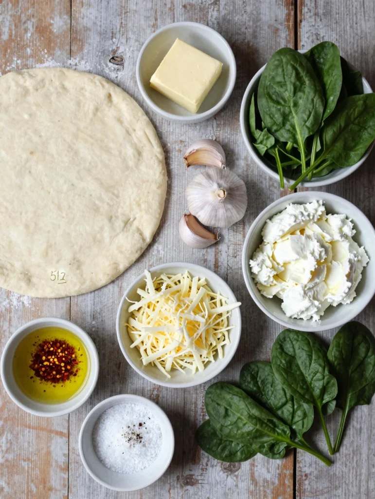 White Pizza with Ricotta and Spinach