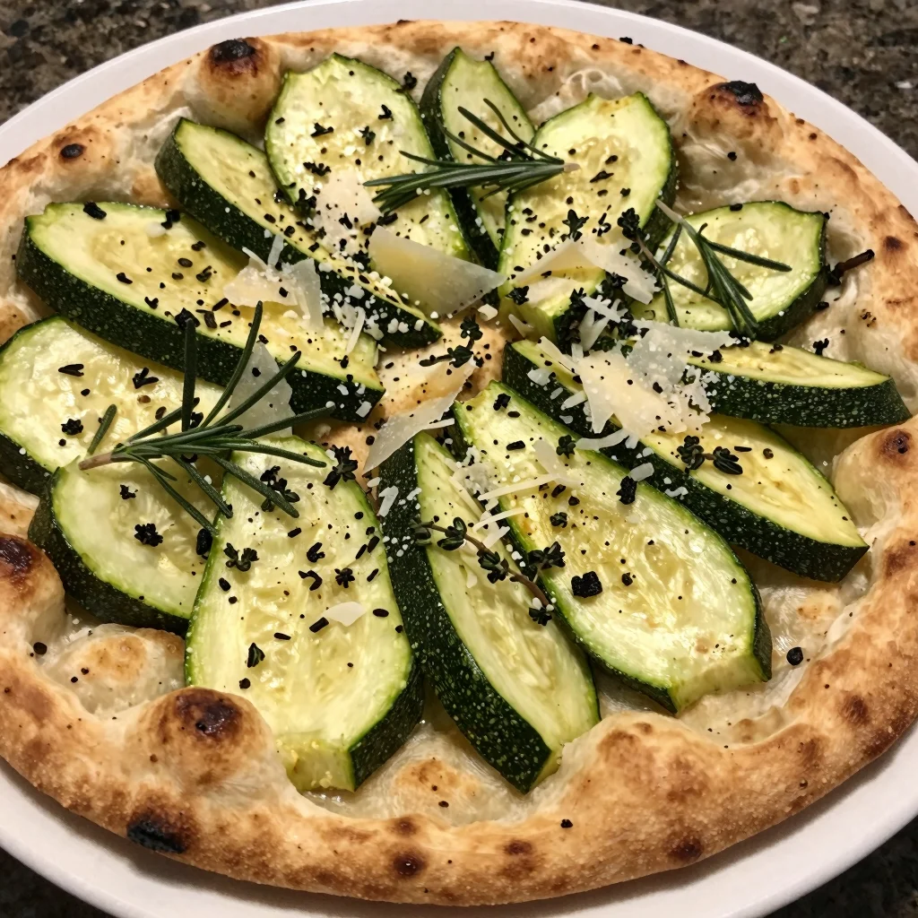 Zucchini and Herb Flatbread