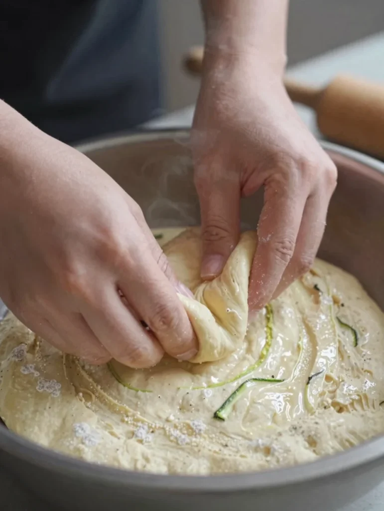 Zucchini and Herb Flatbread