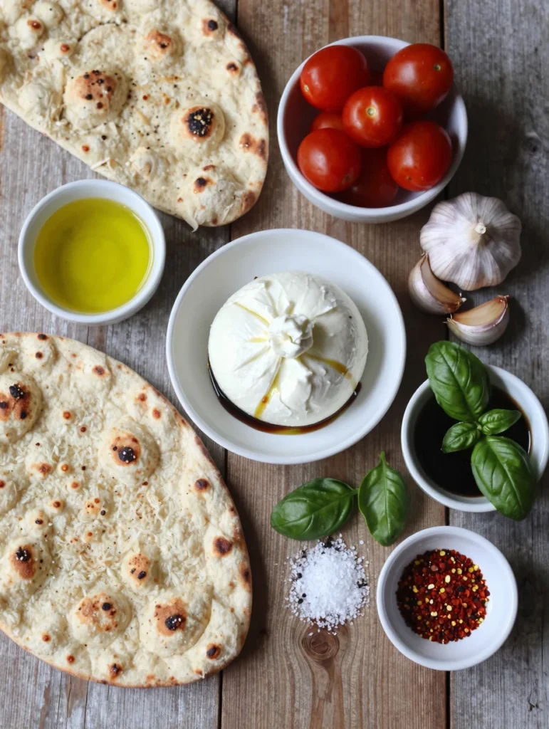 Burrata and Tomato Flatbread
