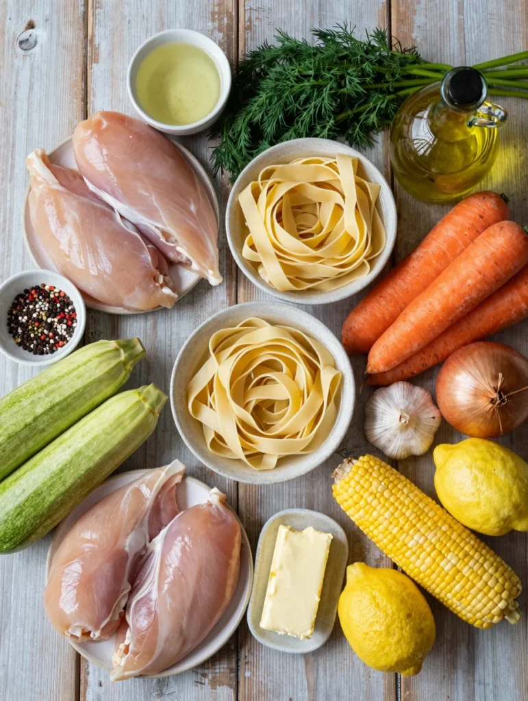 Chicken Noodle Soup for Summer