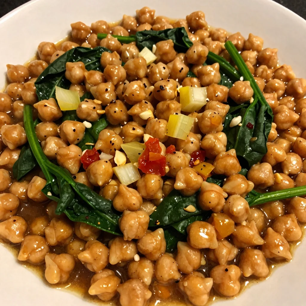 Chickpea and Spinach Stew
