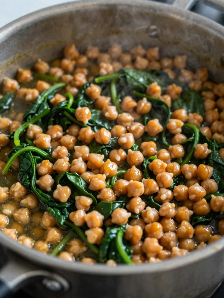 Chickpea and Spinach Stew