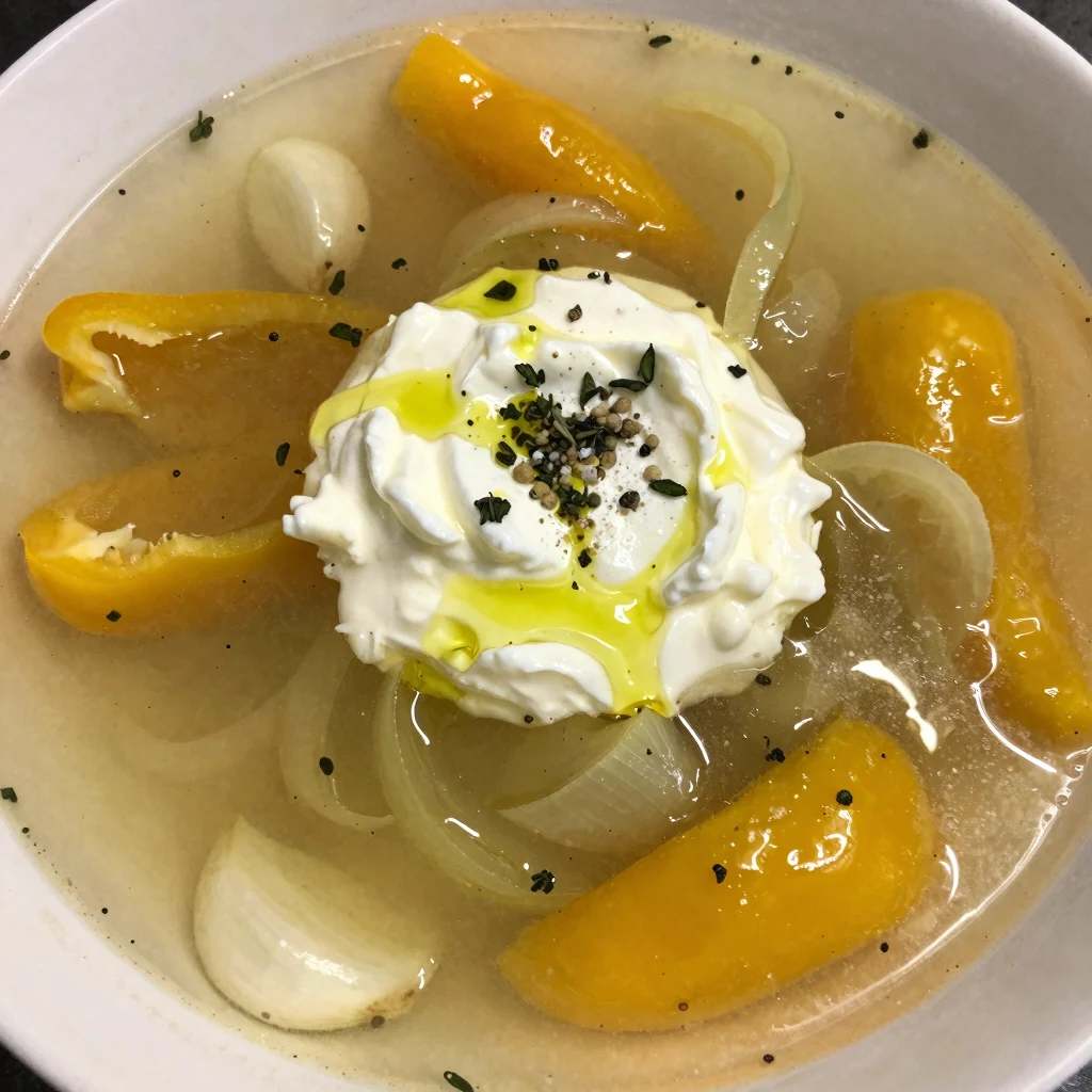 Chilled Yellow Pepper Soup