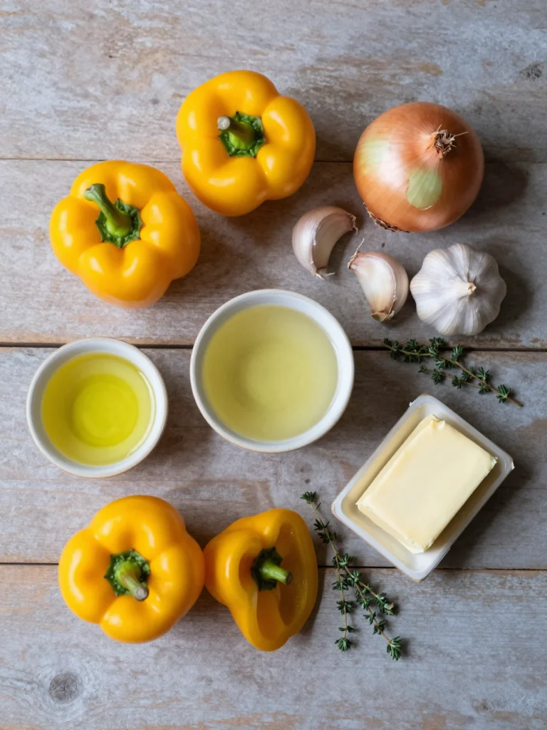 Chilled Yellow Pepper Soup