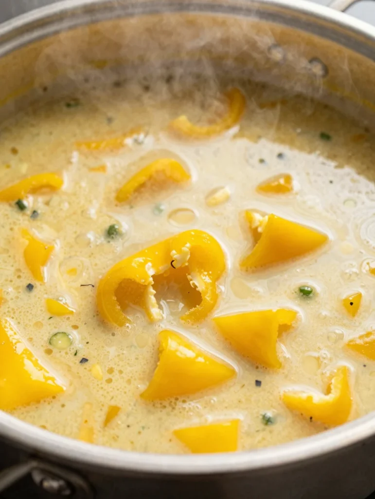 Chilled Yellow Pepper Soup