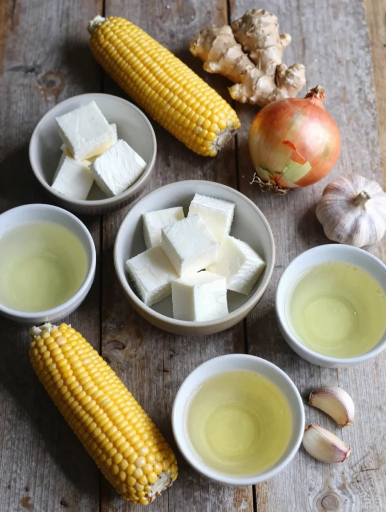 Cold Coconut Corn Soup