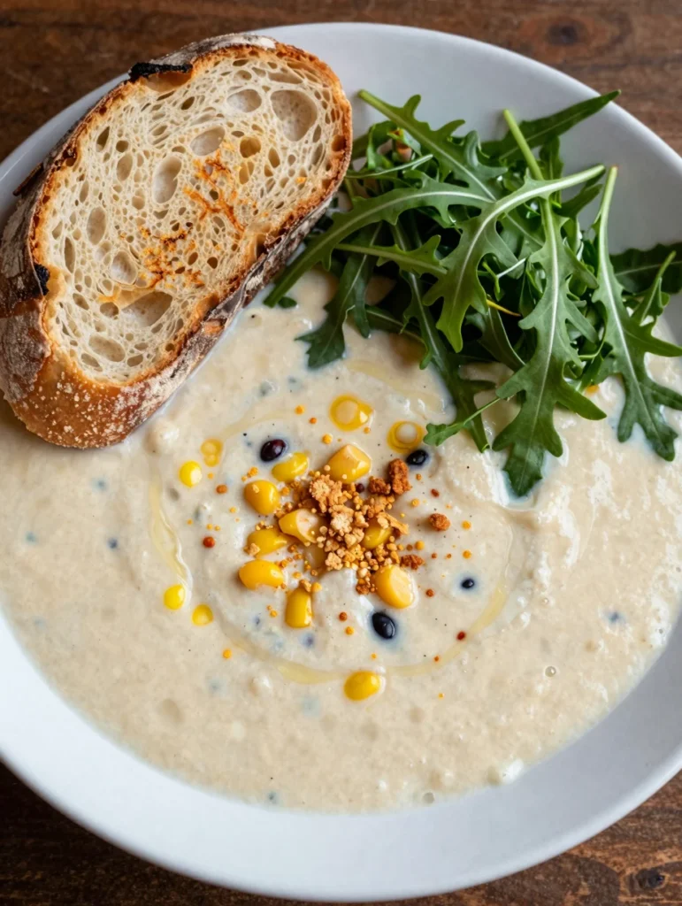 Cold Coconut Corn Soup