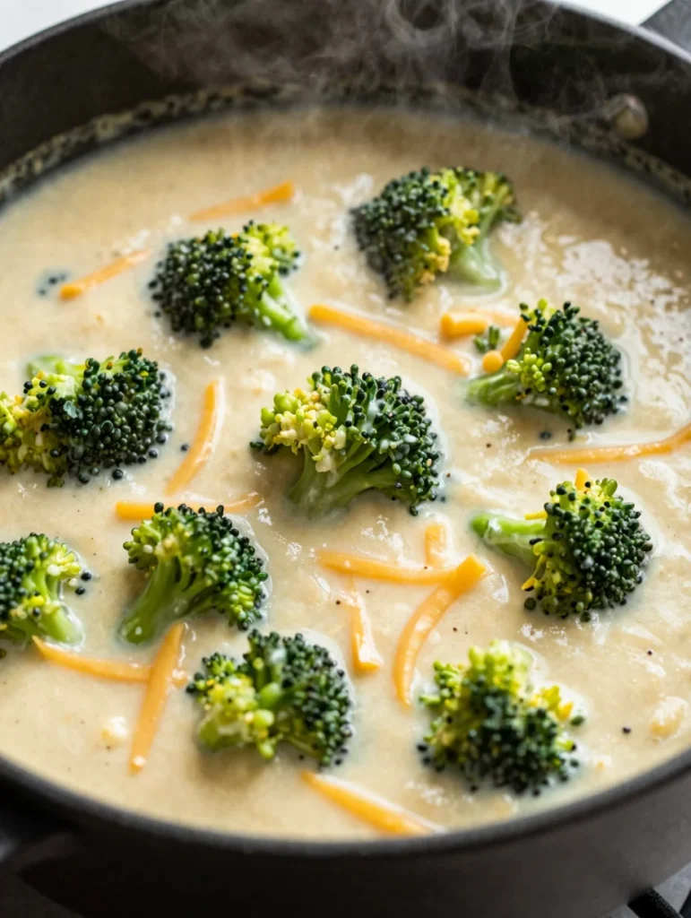 Creamy Broccoli Cheddar Soup