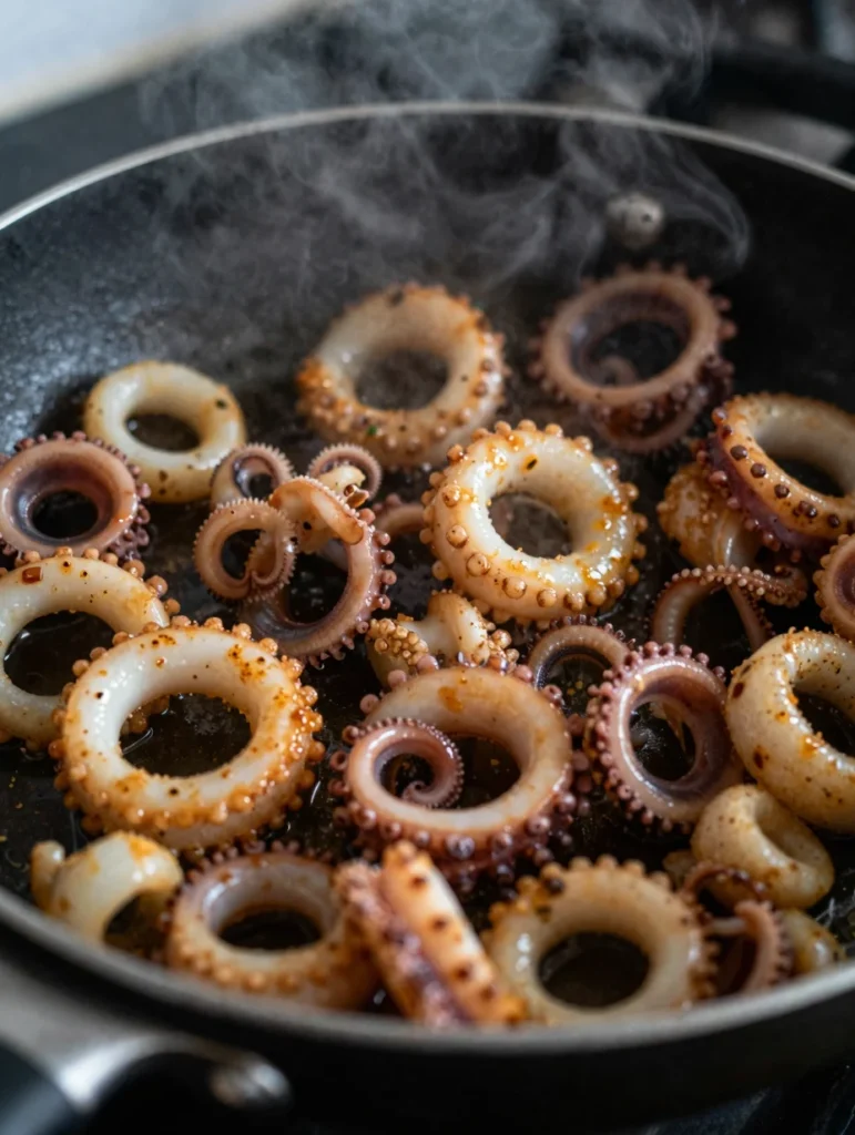 Crispy Calamari Salad