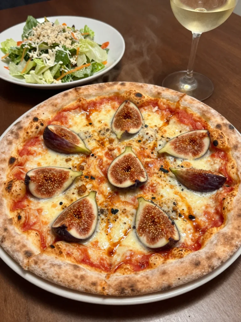 Figs with Gorgonzola Pizza