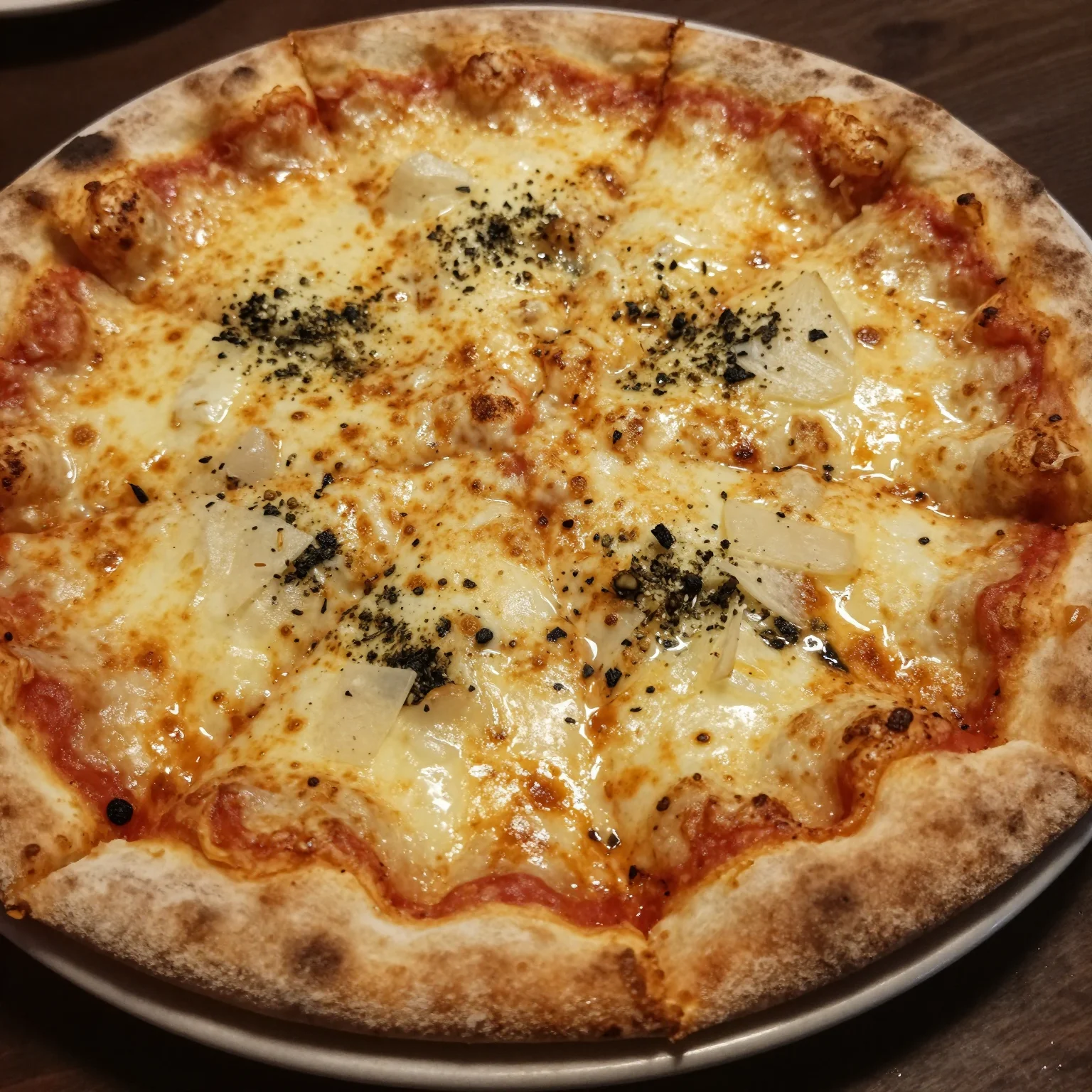 Gourmet Four Cheese Pizza