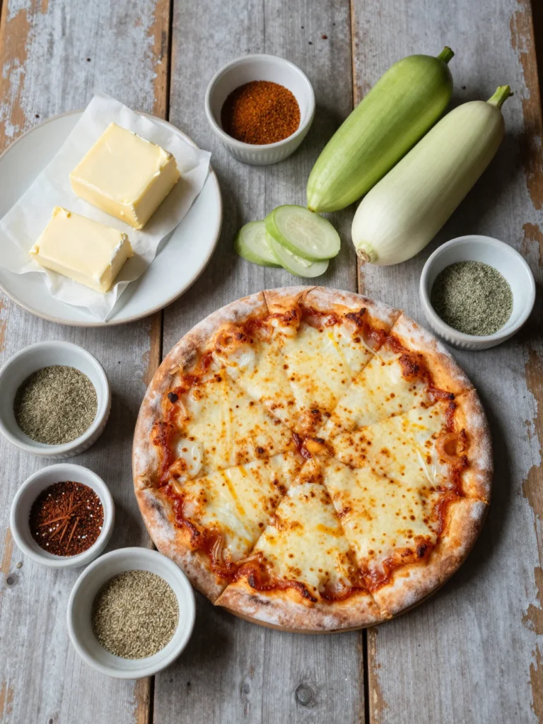 Gourmet Four Cheese Pizza