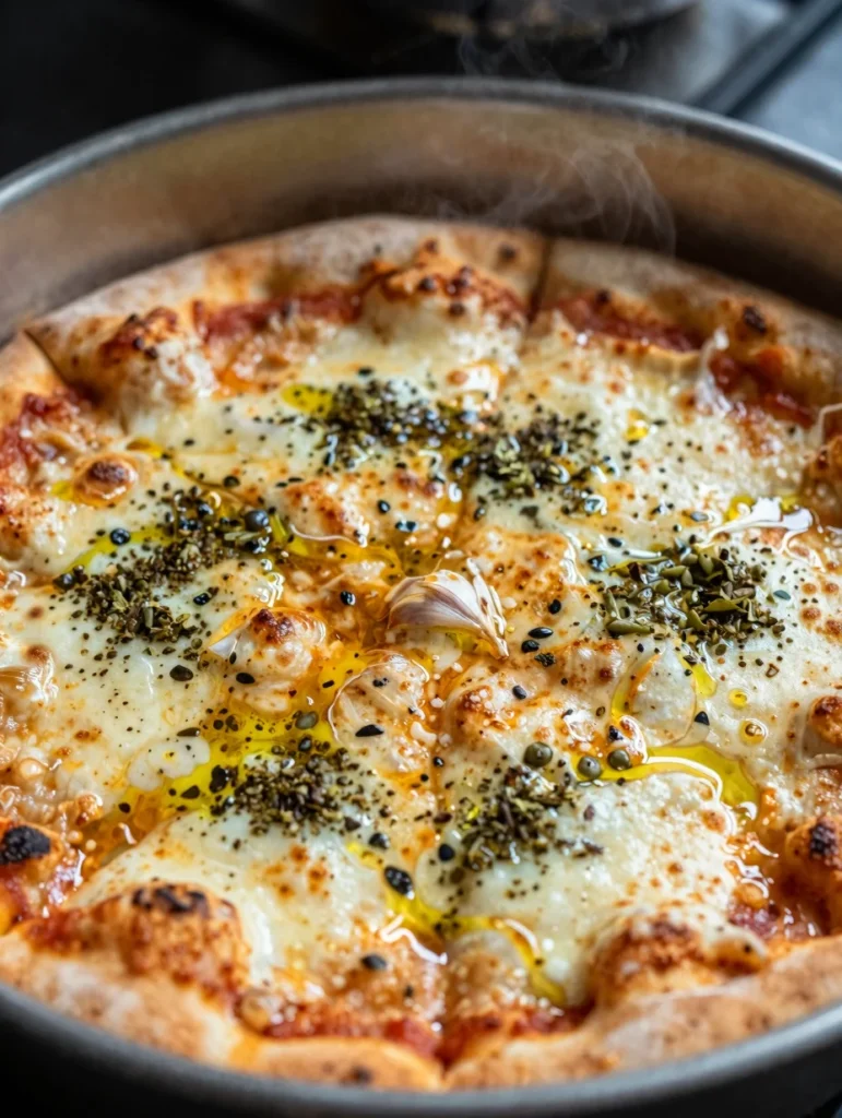 Gourmet Four Cheese Pizza