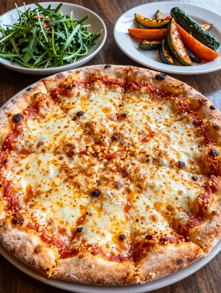 Gourmet Four Cheese Pizza