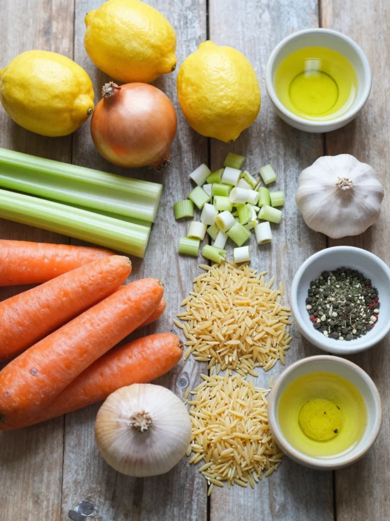 Lemon Orzo Chicken Soup