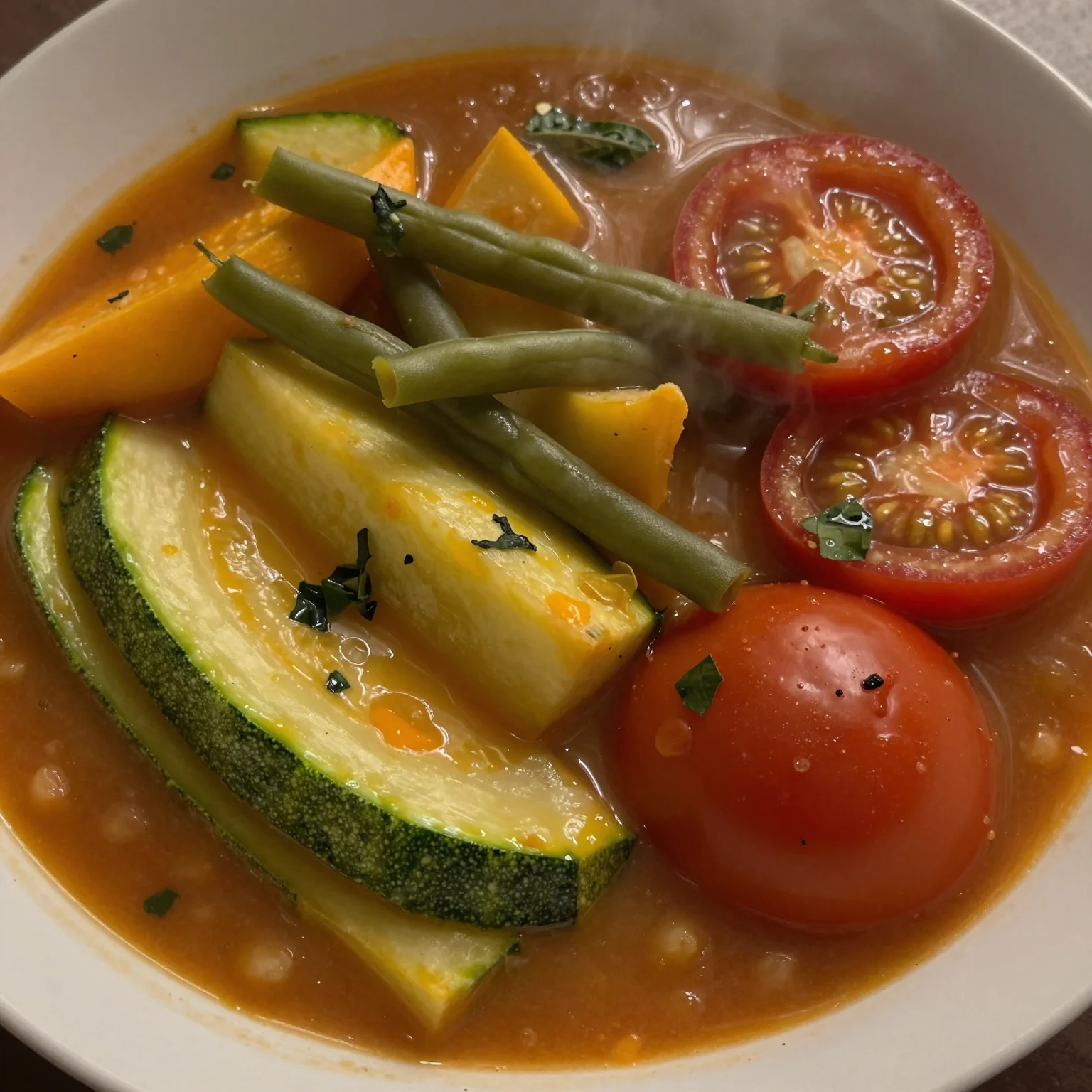 Minestrone with Summer Veggies
