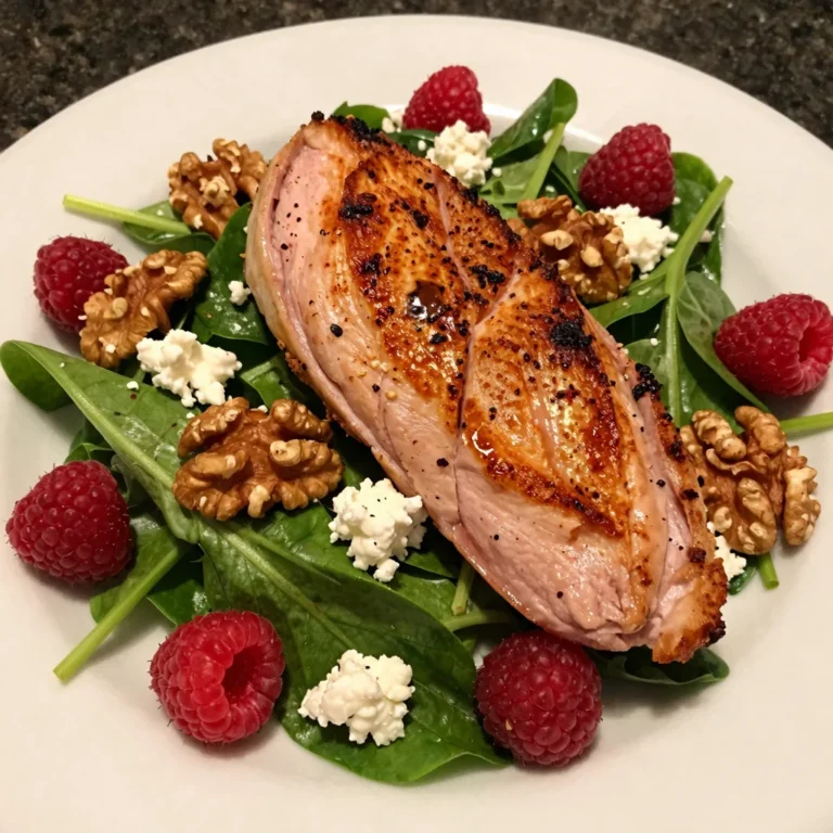 Pan Seared Duck Breast Salad