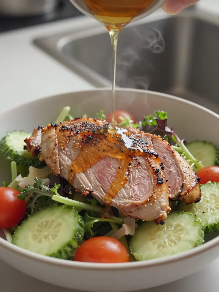 Pan Seared Duck Breast Salad