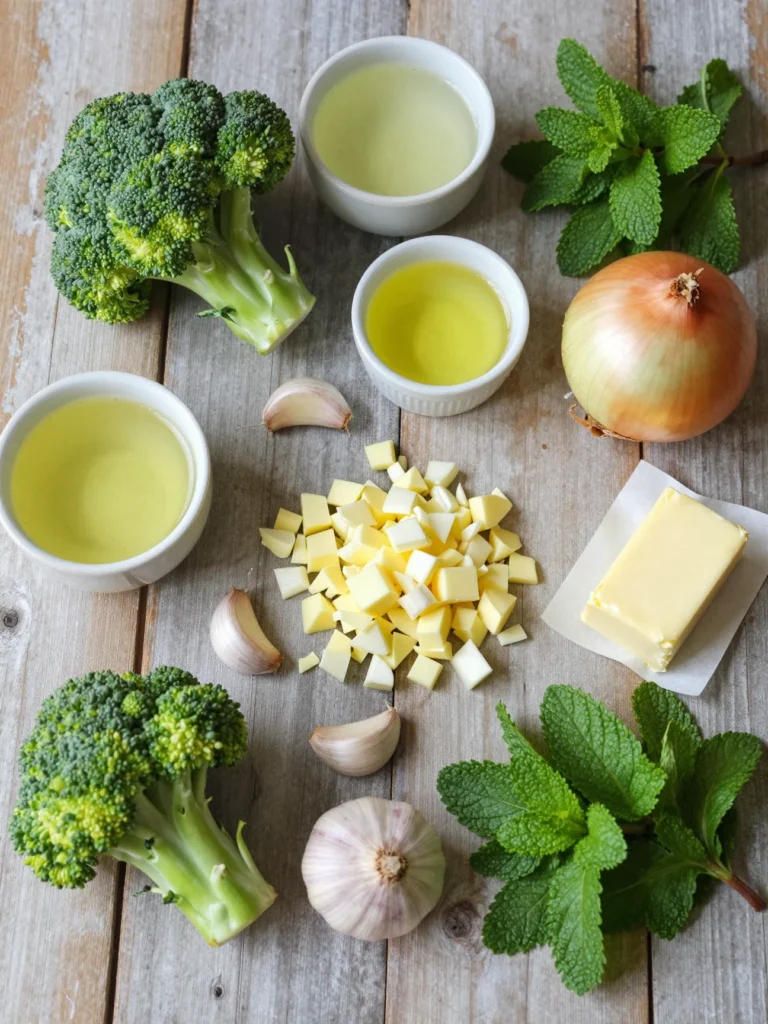 Refreshing Cold Broccoli Soup