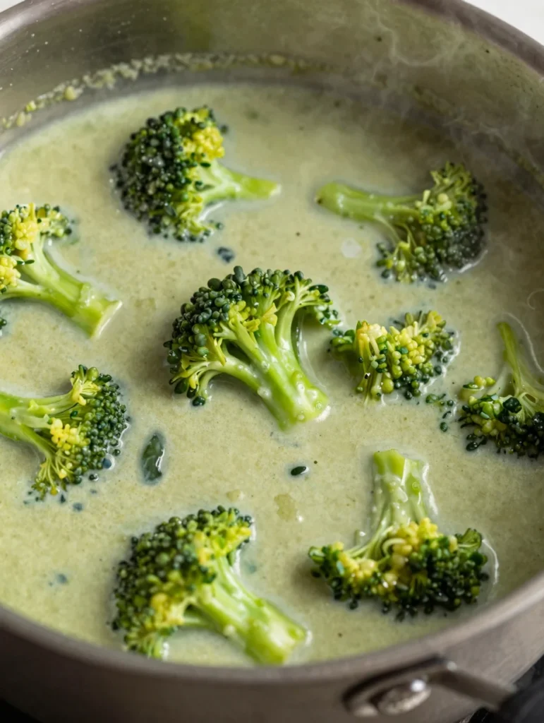 Refreshing Cold Broccoli Soup