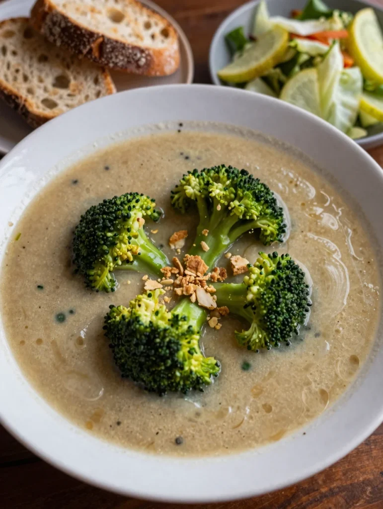 Refreshing Cold Broccoli Soup