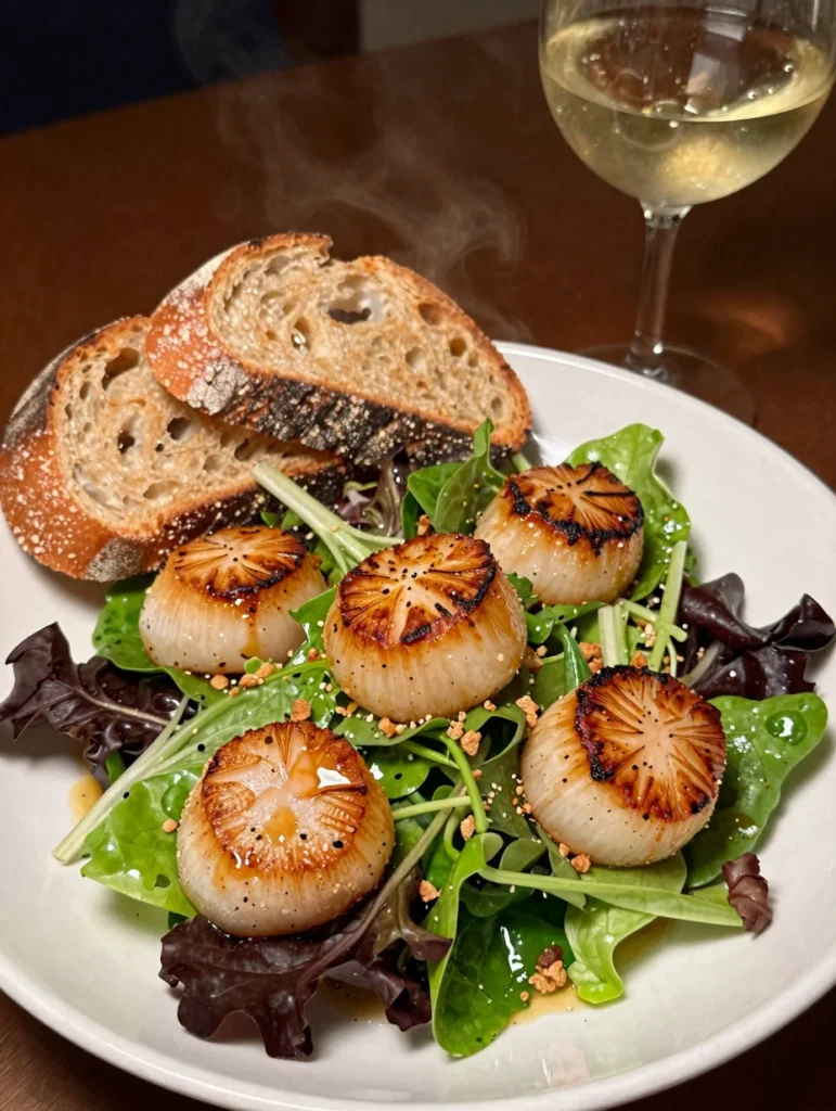 Seared Scallop Salad