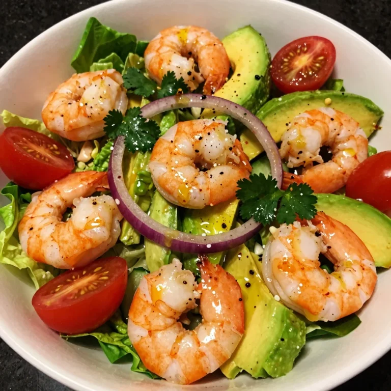 Shrimp and Avocado Salad Bowl