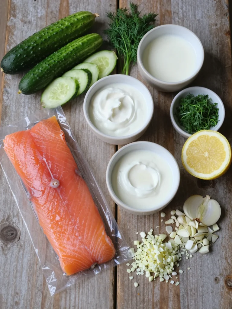 Smoked Salmon Chilled Soup